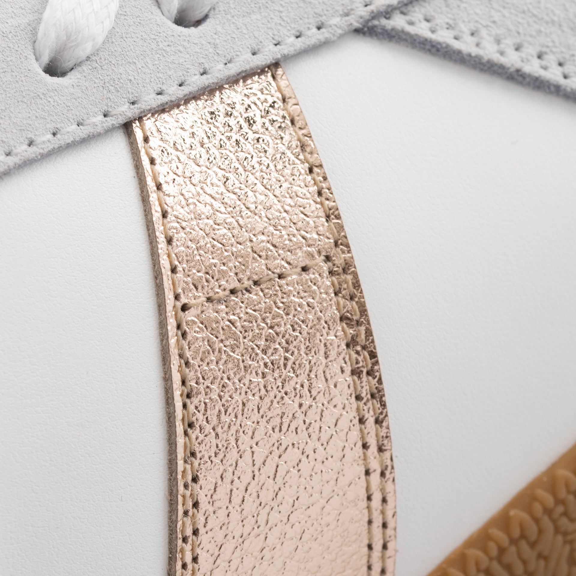 Morgen Trainers - Women's Metallic Leather & Suede