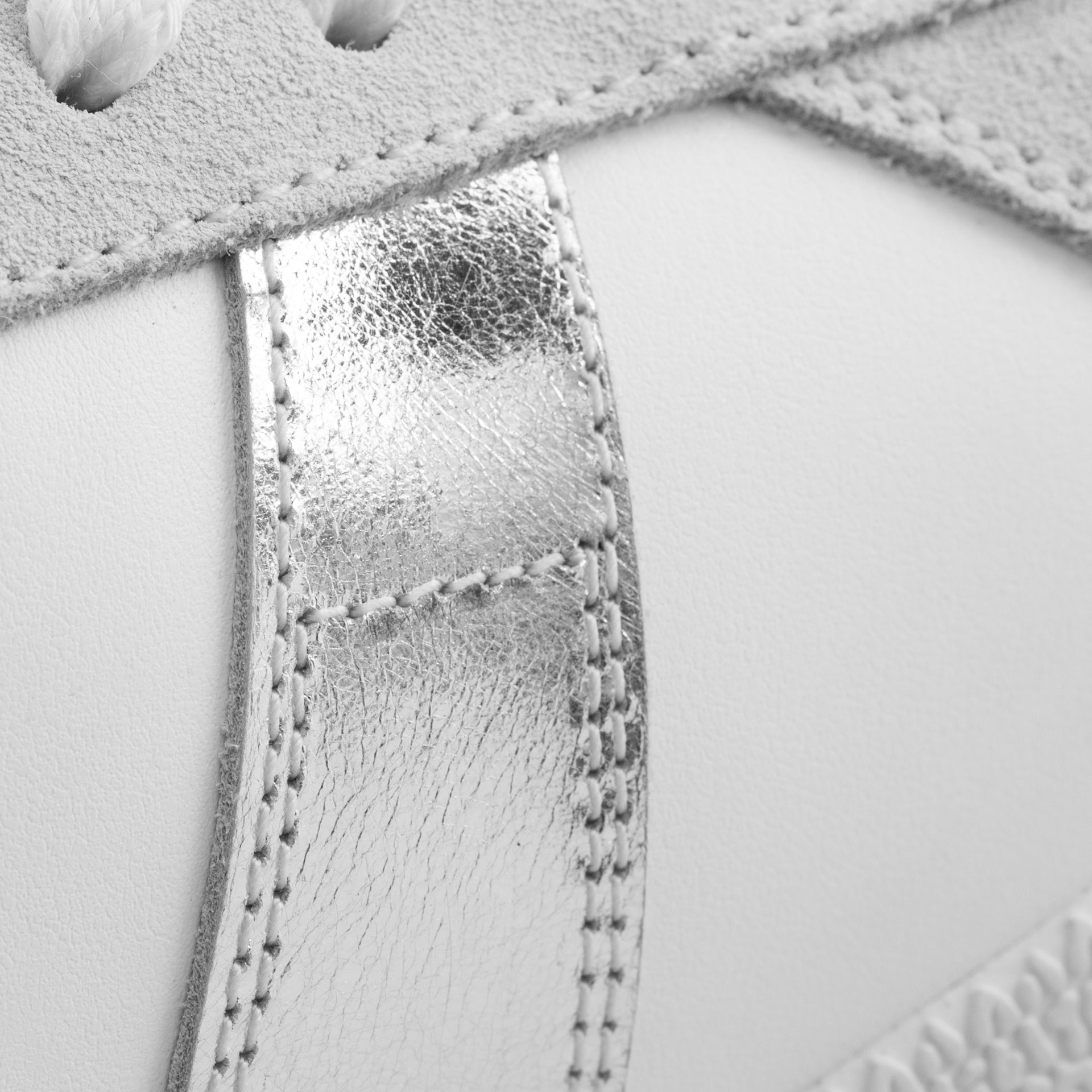 Morgen Trainers - Women's Metallic Leather & Suede